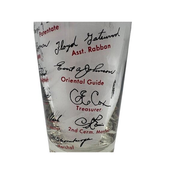 Masonic Shriner 1959 Divan Glass Diamond Jubilee George Stalker 4.5" Tall - Picture 6 of 8